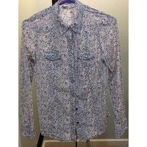 Old Navy Floral Button Up